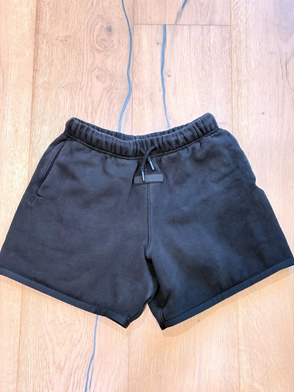 Fear of God Essentials Kids Black Shorts